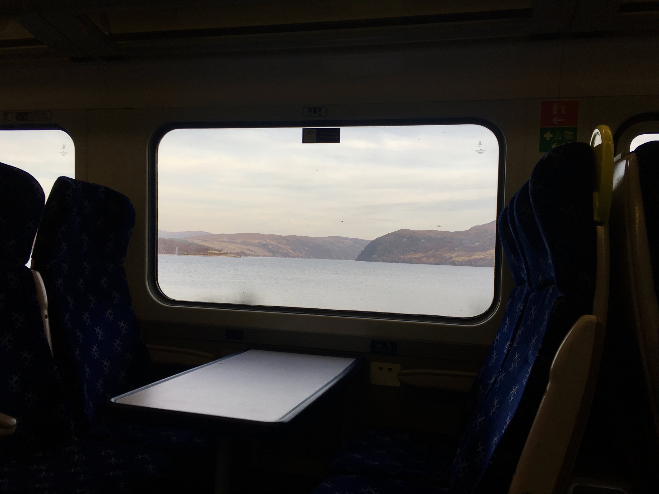 On the train to the Isle of Skye