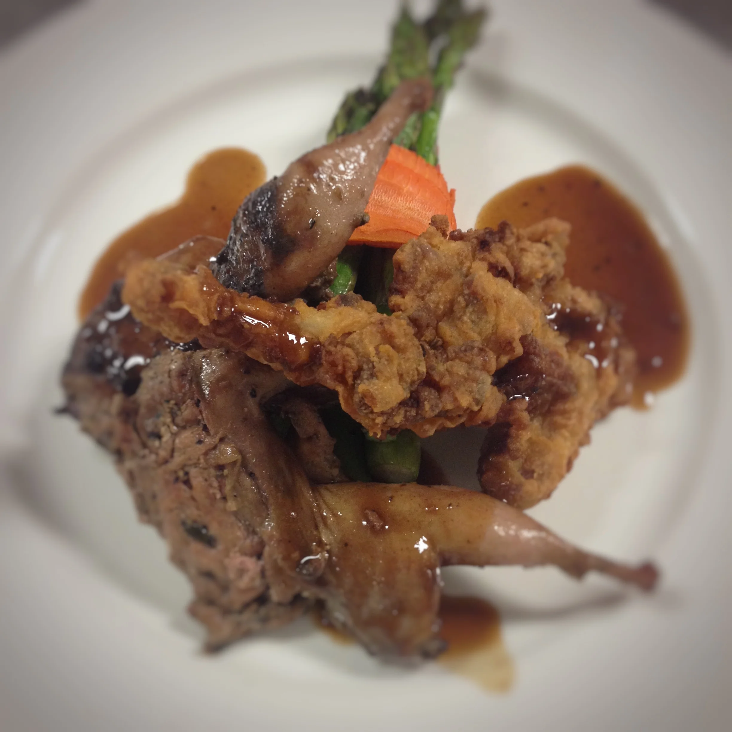 Smoked & Fried Quail