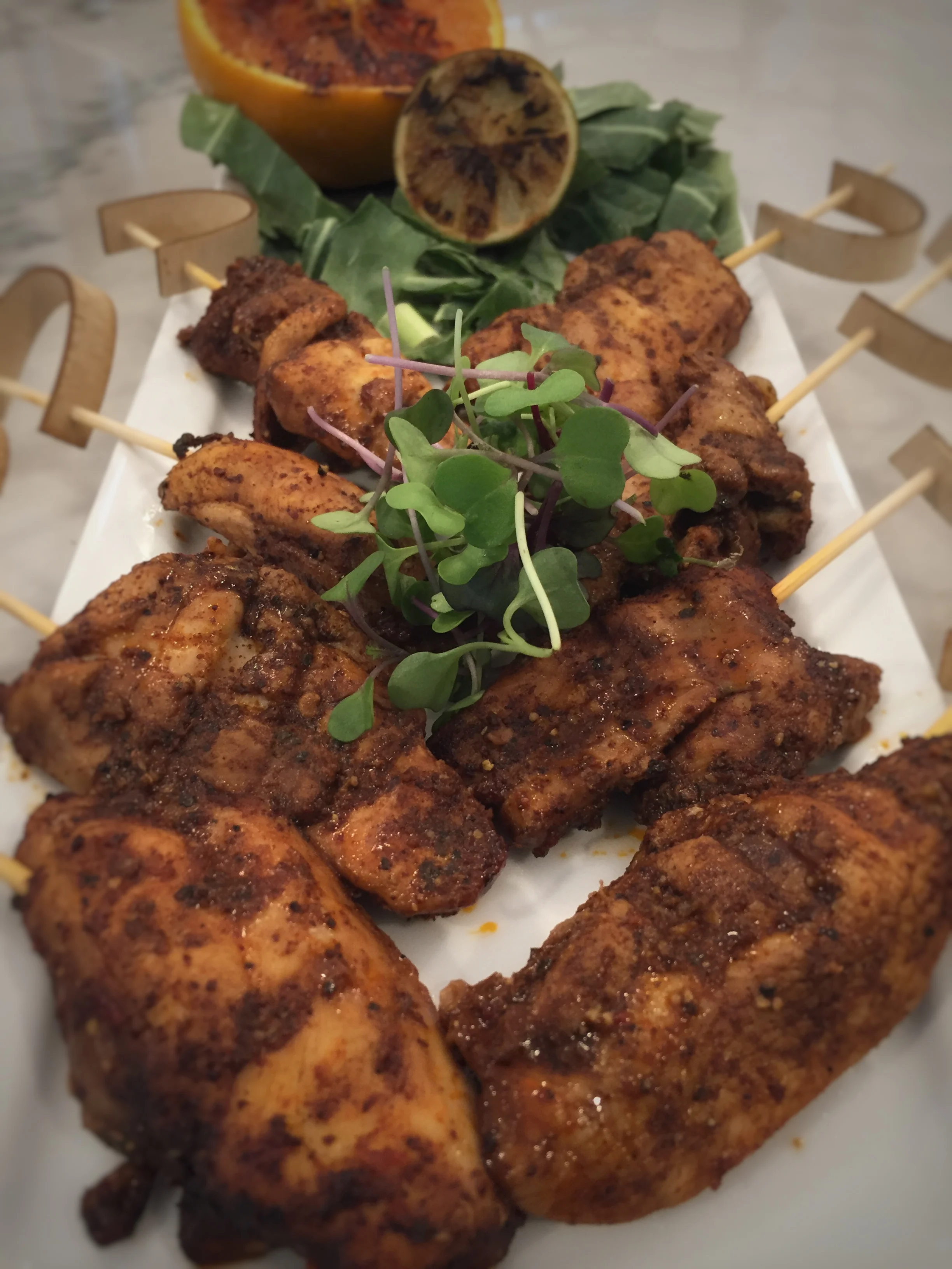 Yucatan Chicken Skewers