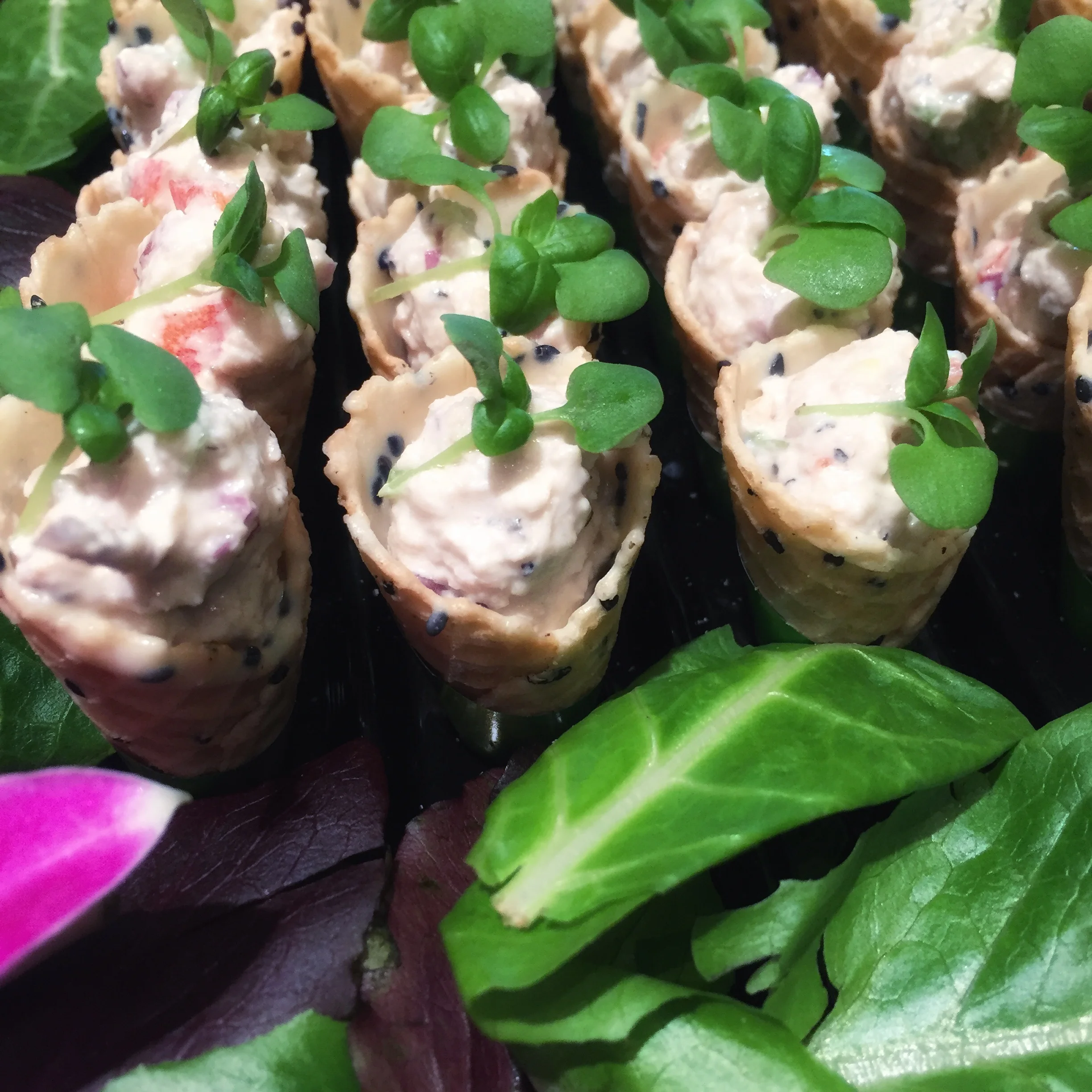 Napa Chicken Salad Cones