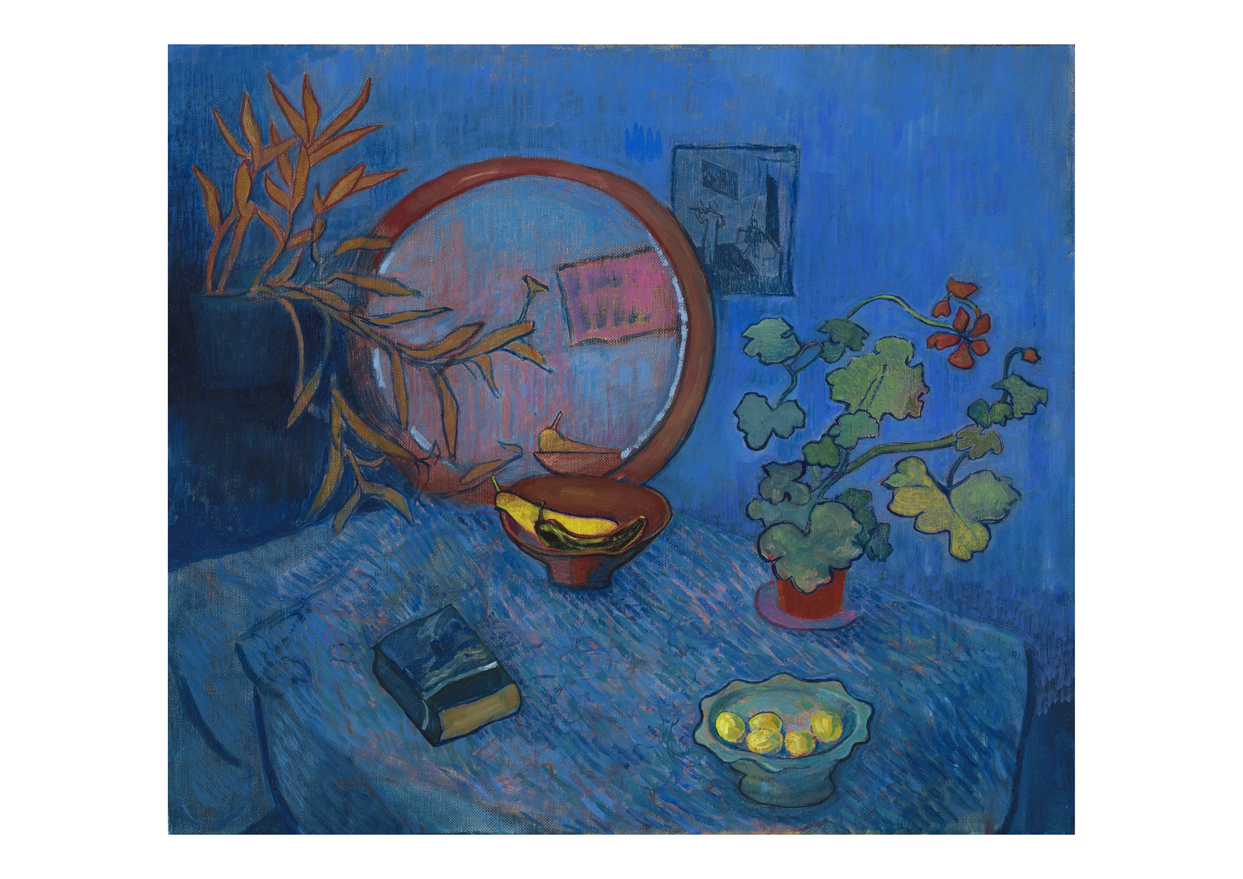 2. A3 Dayan Jesse, Still Life with Book (The Count of Monte Cristo), Oil on Linen, 2017 (To fit A3).jpg