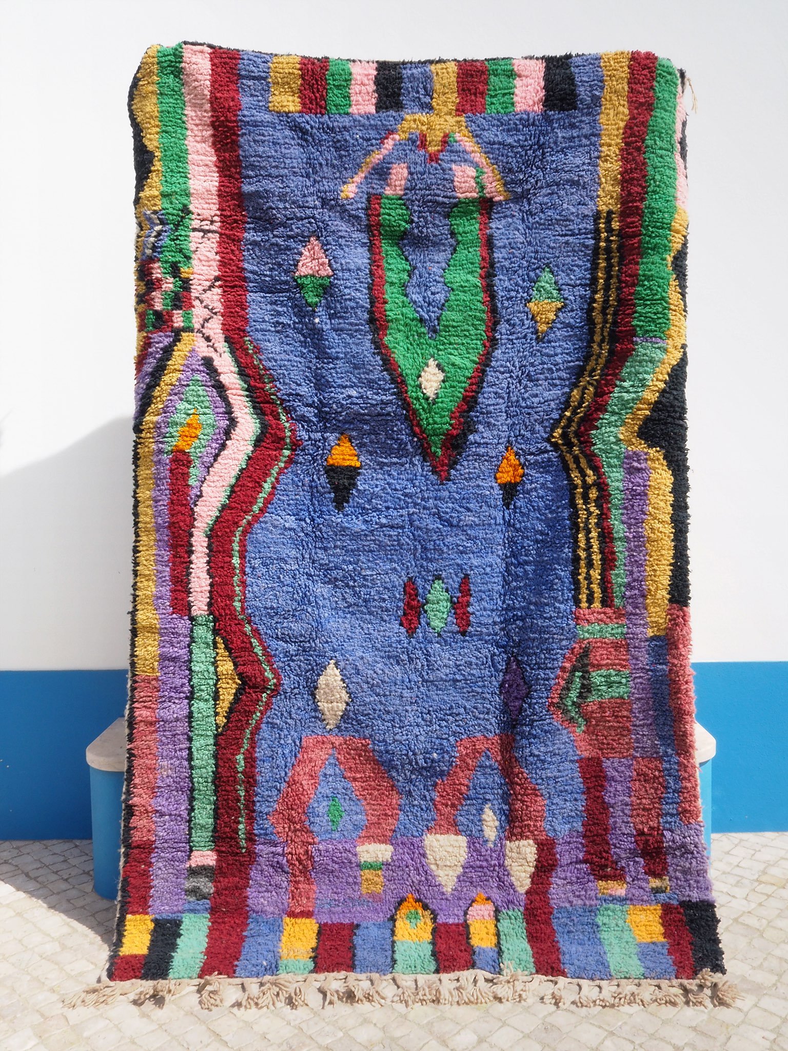 Moroccan Boujad Wool Rug - Magic River - 283 x 166 cm