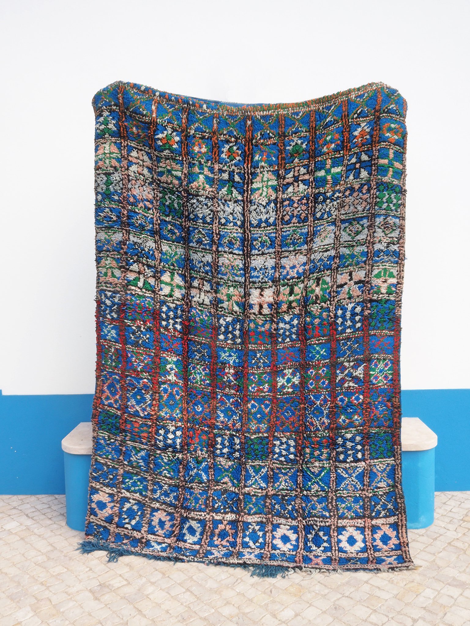 MOROCCAN VINTAGE BENI M’GUILD CARPET - Delia - 226 x 150 cm