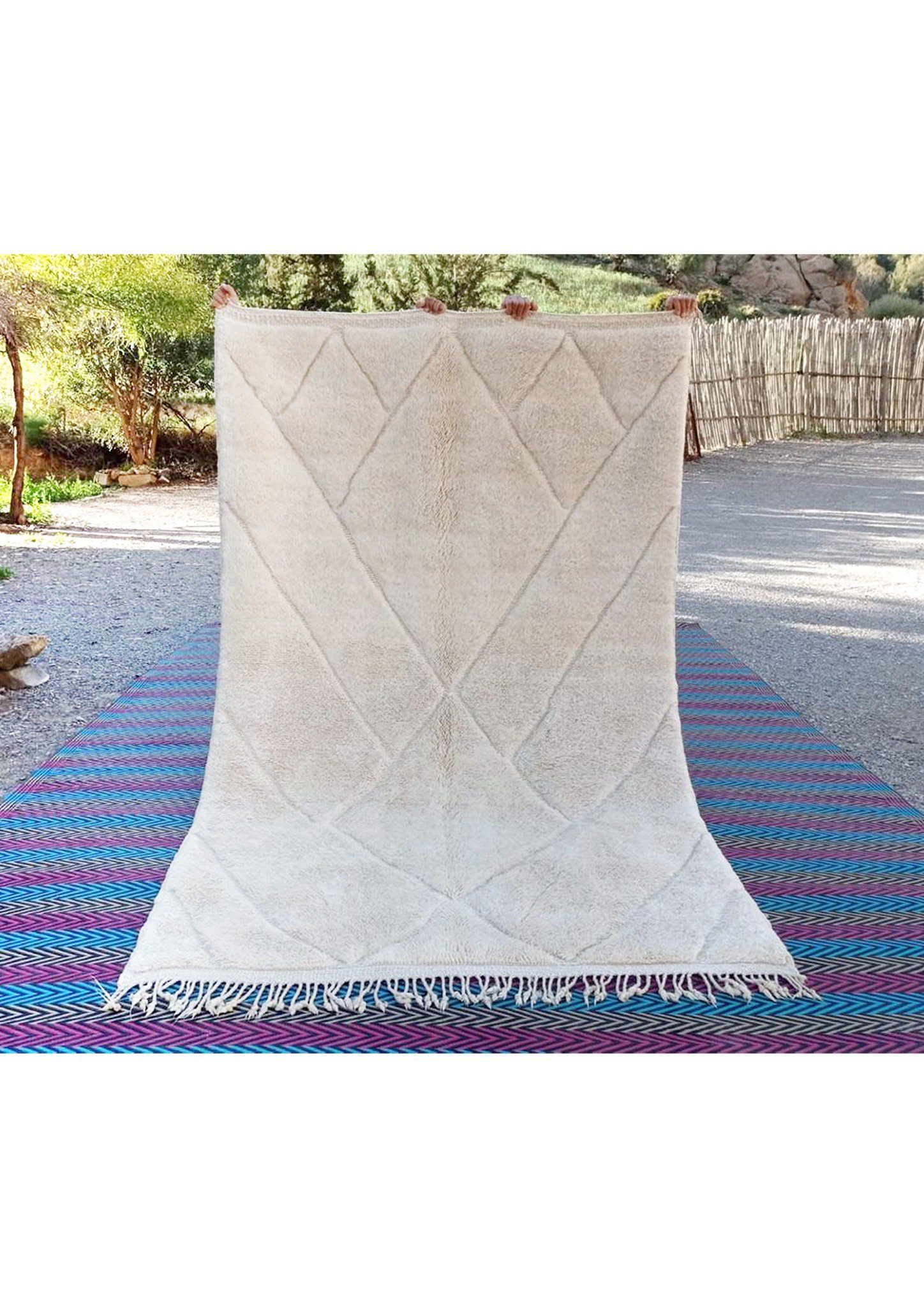 Moroccan Beni M'rirt Wool Rug - Ali