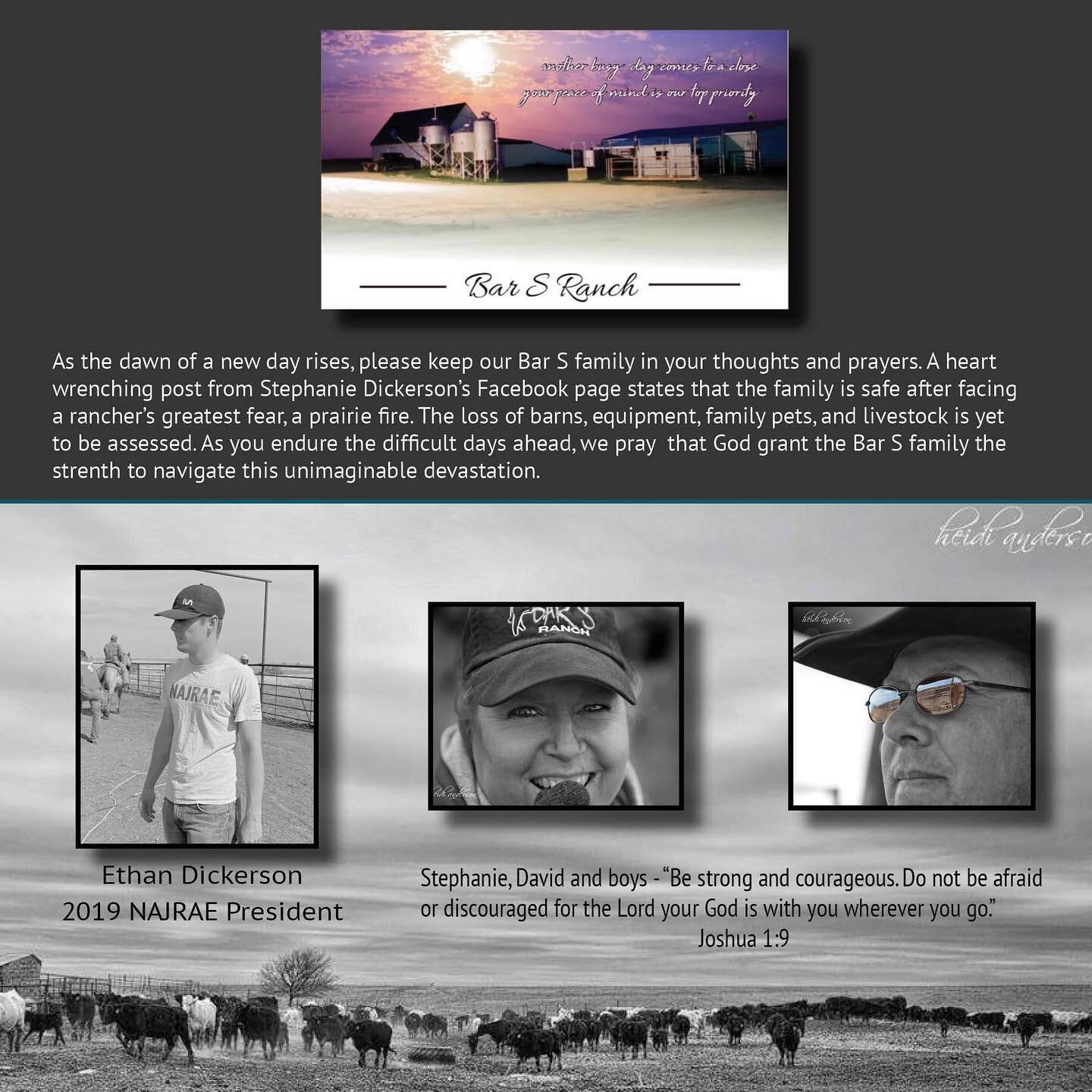 A family and an operation that we have grown to know in our years as red angus breeders is facing a tragedy that we hope no other family has to endure. Please consider donating to the Dickerson family and Bar S ranch.

https://gofund.me/3f7b003c#reda