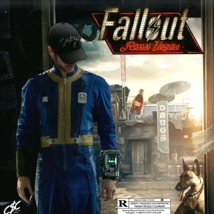 .
☢️ Fallout Roxx Vegas ☢️
OUT NOW 🔥💥🚀
&quot;Big Iron&quot; 🔫 + &quot;Johnny Guitar&quot; 🎸
🆕️ Y'all Not Ready For These Ones...🔥

🔗 In Bio 💯 

produced by @killdeadboy 
mixed &amp; mastered by @shirtlesseverything