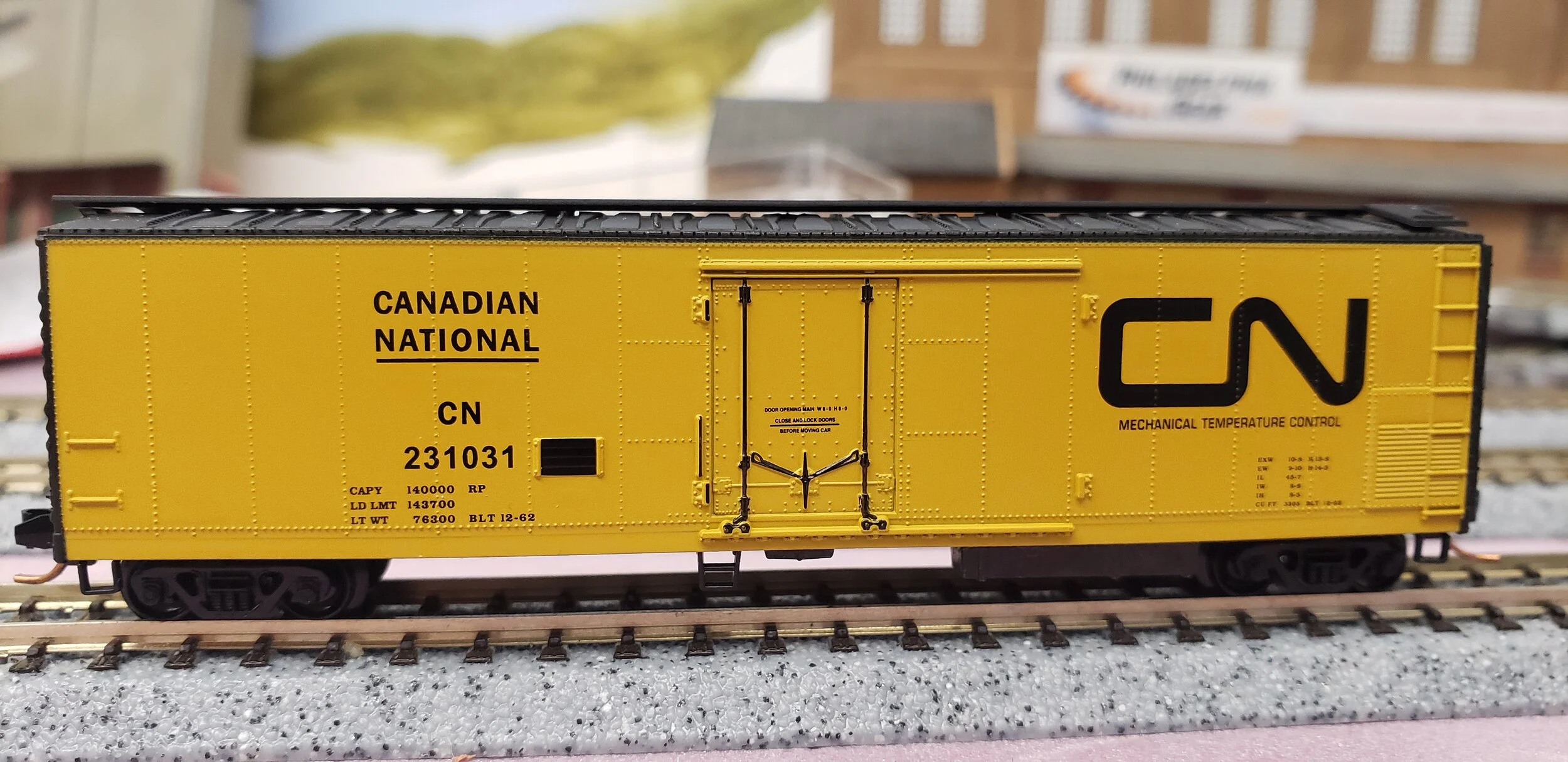 USA Trains – Wagon Reefer Burlington Northern 50' – Échelle G (1:29) – Neuf – R16704