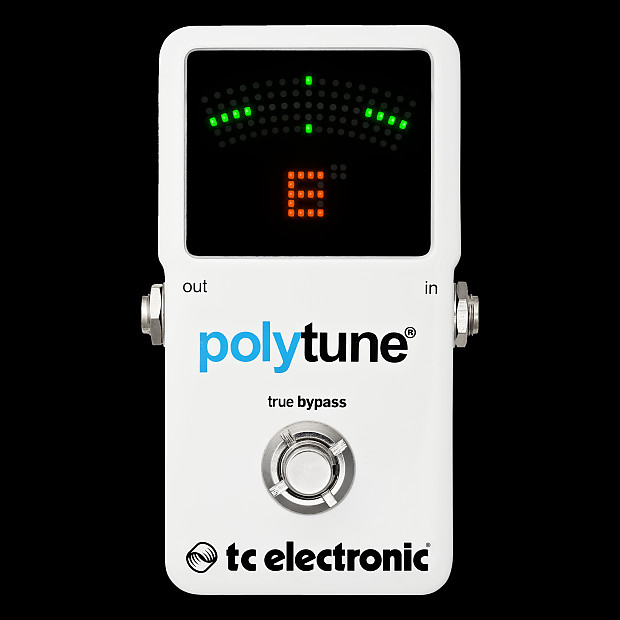 TC Electronic Poly Tune 2 Chromatic/Polyphonic Pedal Tuner — Stubblebine  Lutherie