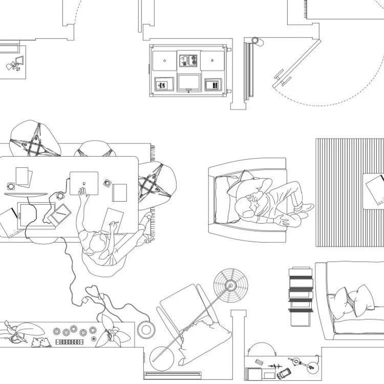 Line drawing by @marta_chooseanotherone @jtwren1 #tonic #issue6 #floor #wfh