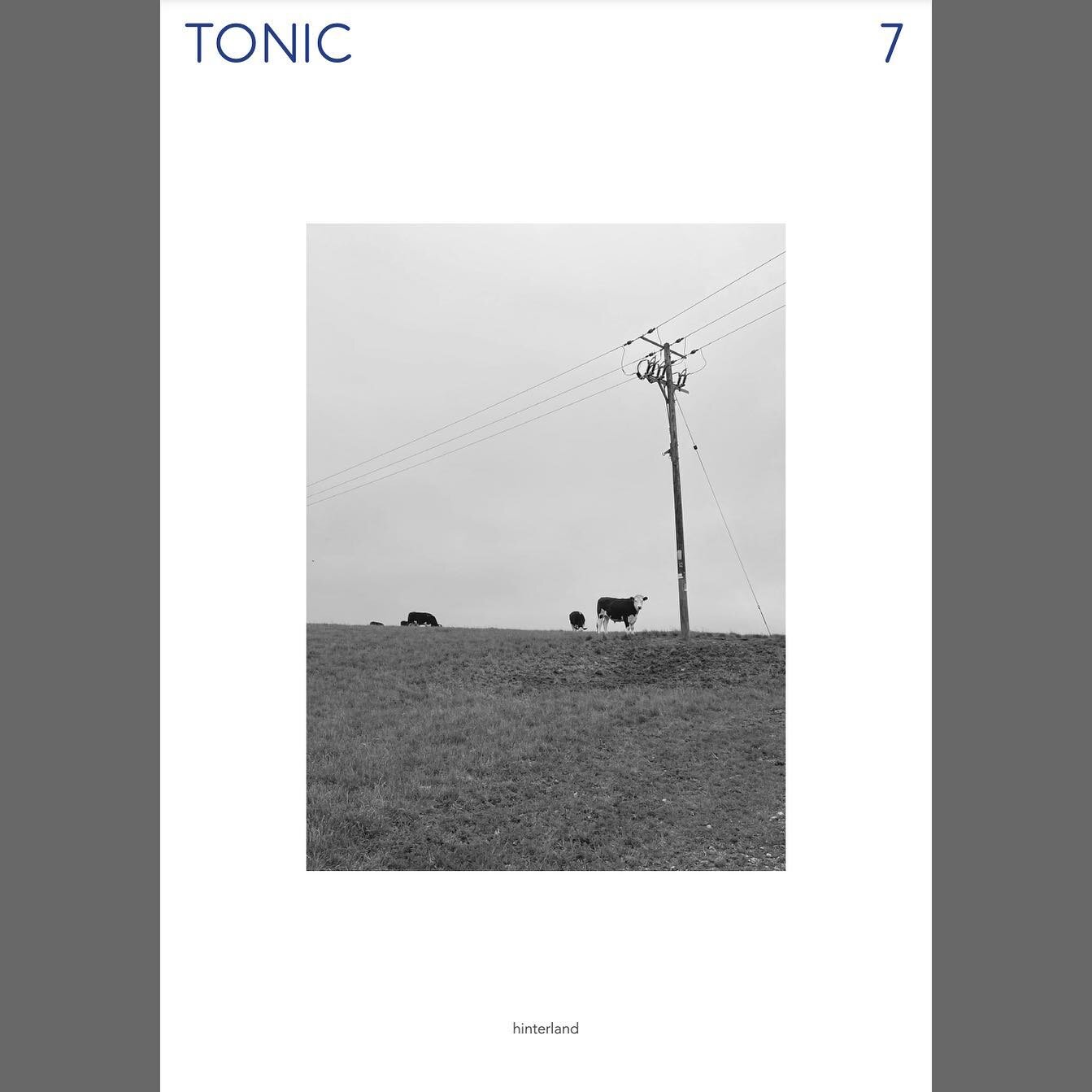 TONIC issue 7 is out! Thanks to @will.judge William Mann @wwmarchitects @arianeporter @jneilgillespie and friends for contributing&hellip; Link in bio 🔵