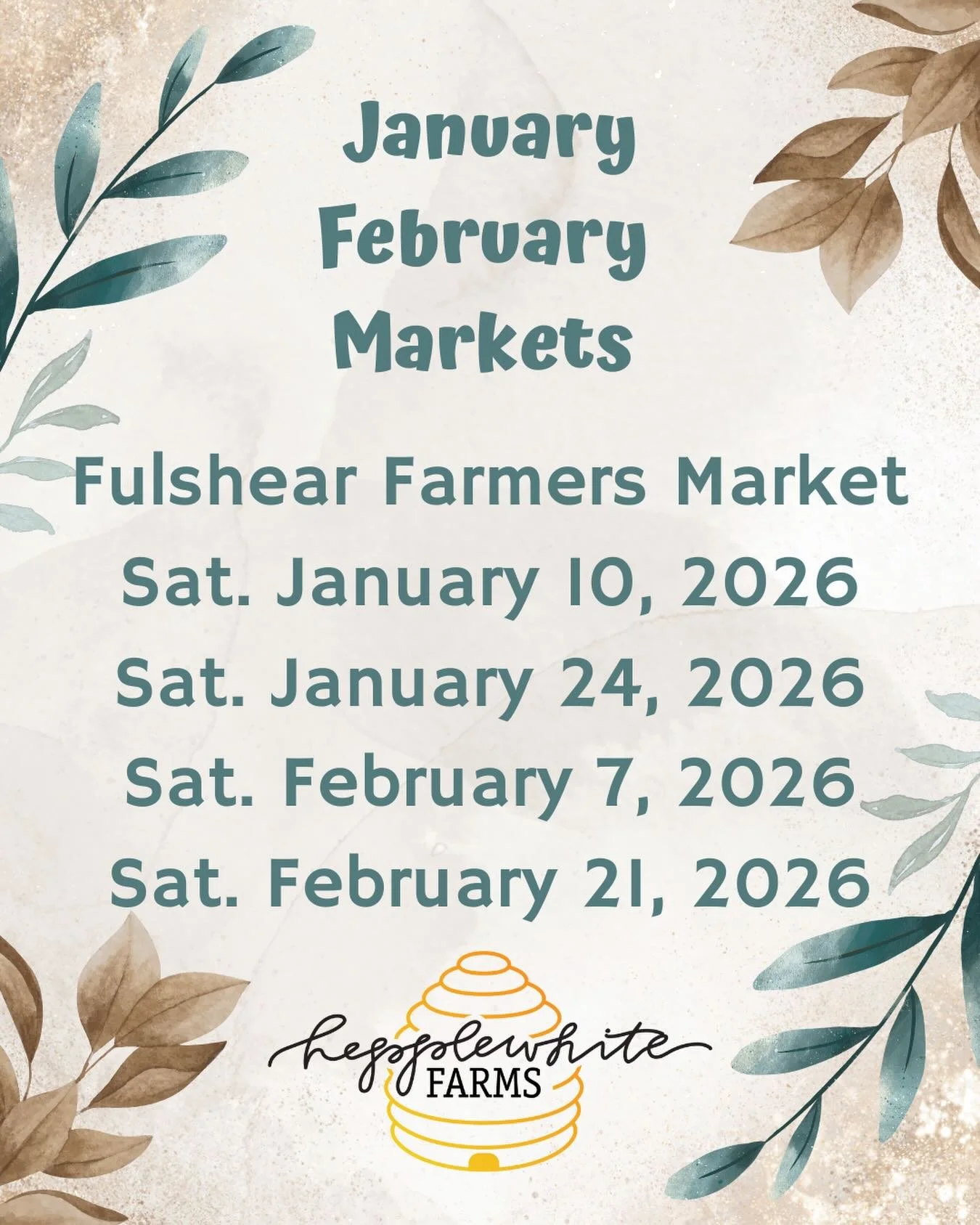 We are back! See you  @fulshear_farmers_market 
.
.
#hepplewhitefarms #localhoney #texashoney #fulsheartx  #katytx