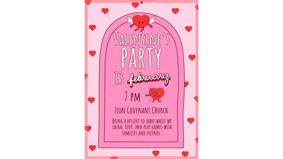 Valentine's Party: Dessert and Game Night