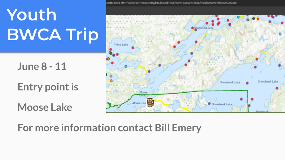 Youth BWCA Trip