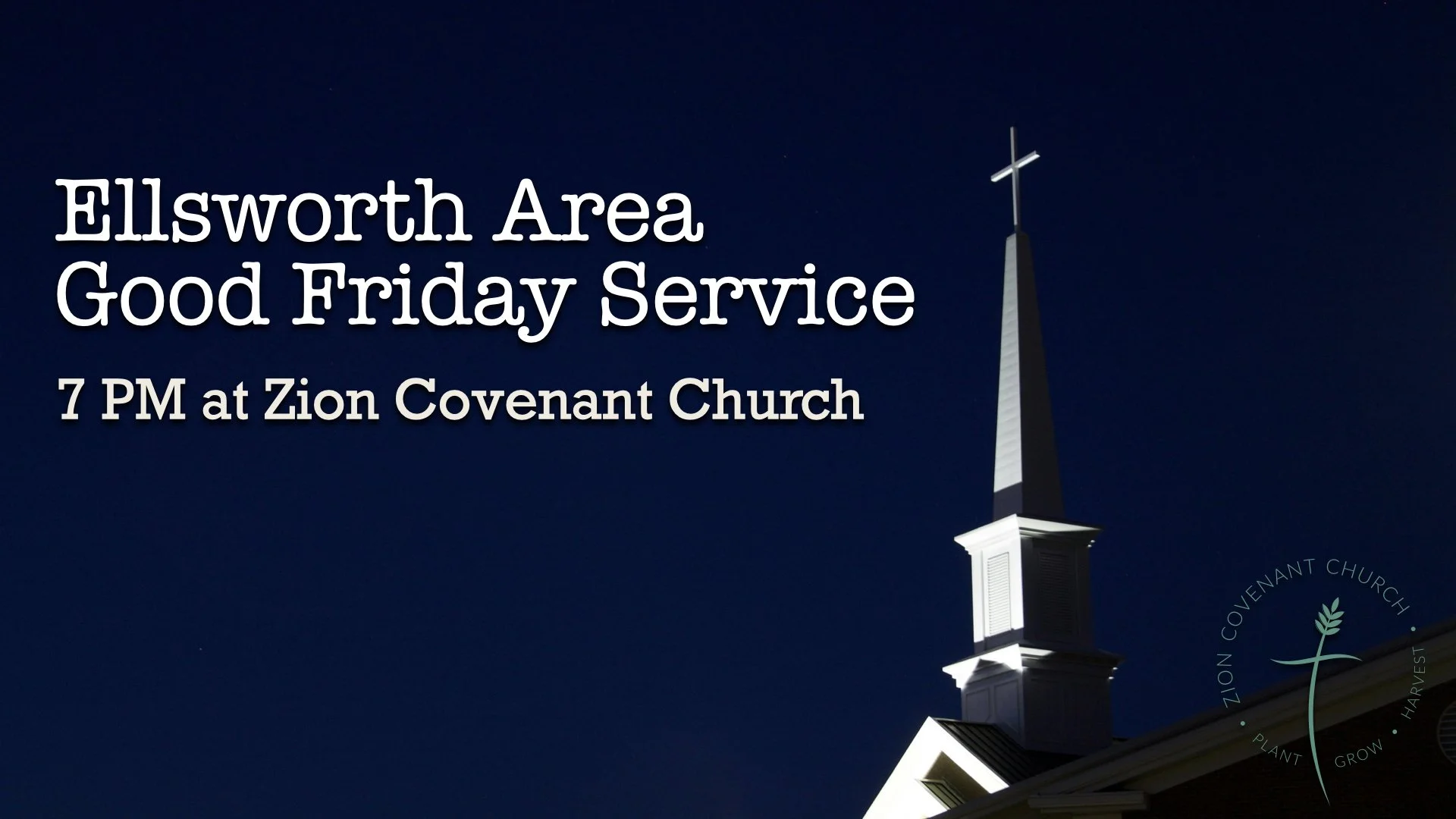 Ellsworth Area Good Friday Service