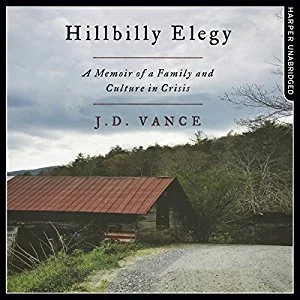Brown Bag Book Club, Hillbilly Elegy: A Memoir of a Family and Culture in Crisis by J.D. Vance