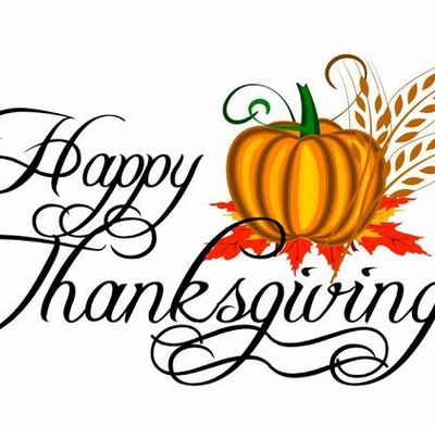 CLOSED FOR THANKSGIVING