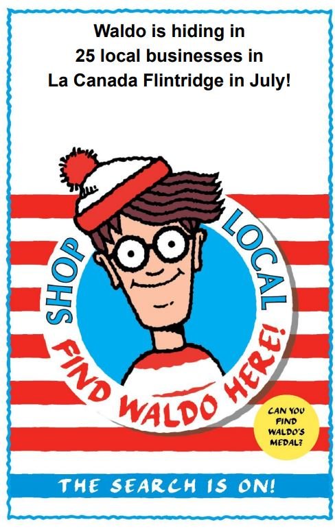 Where's Waldo Local: a community wide scavenger hunt this July!