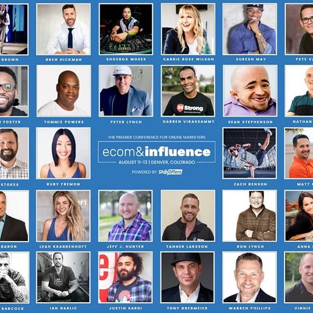 BIG NEWS! I am pumped to speak at the FIRST ever Ecom &amp; Influence on August 11-13 in Denver, Colorado!

If you know anything about Tony Grebmeier you know this is going to be epic!!!🔥🔥 Join over 25 Top influencers from all over the world speaki