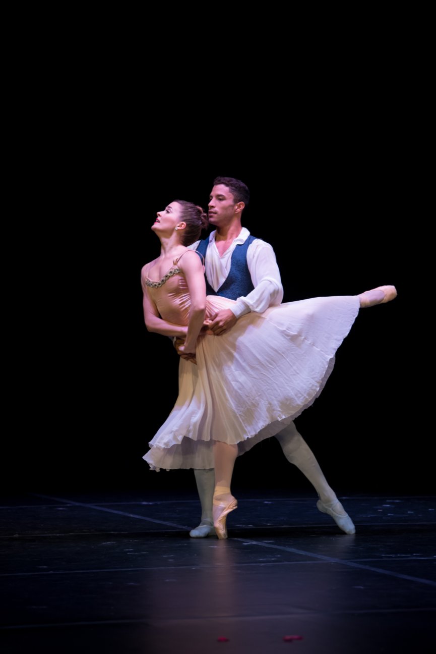 Lily Ojea Loveland and Aaron Melendrez, Ballet Palm Beach, performing Tchaikovsky Pas De Deux, a Balanchine Ballet. 