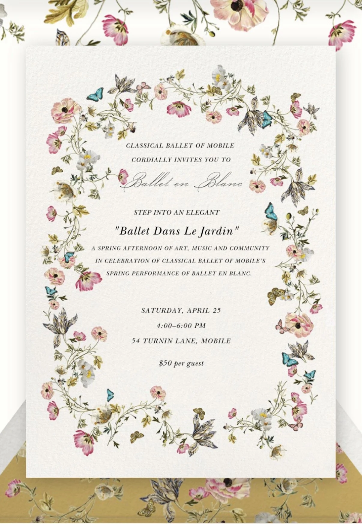 Ballet Dans Le Jardin