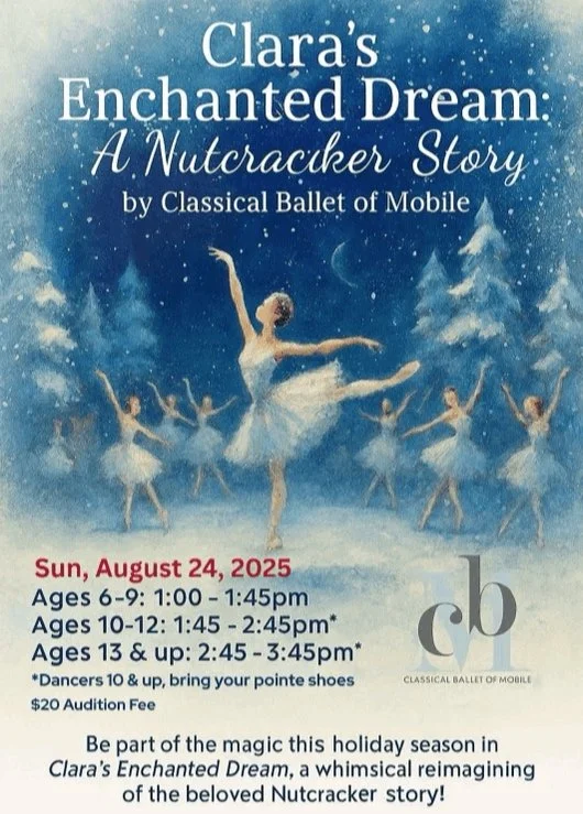 AUDITION:  CLARA'S ENCHANTED DREAM 2025