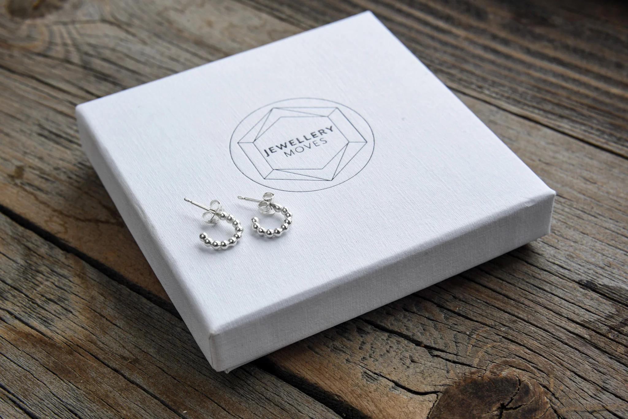 Jewellery Moves Small Hoop Sterling Silver Earrings