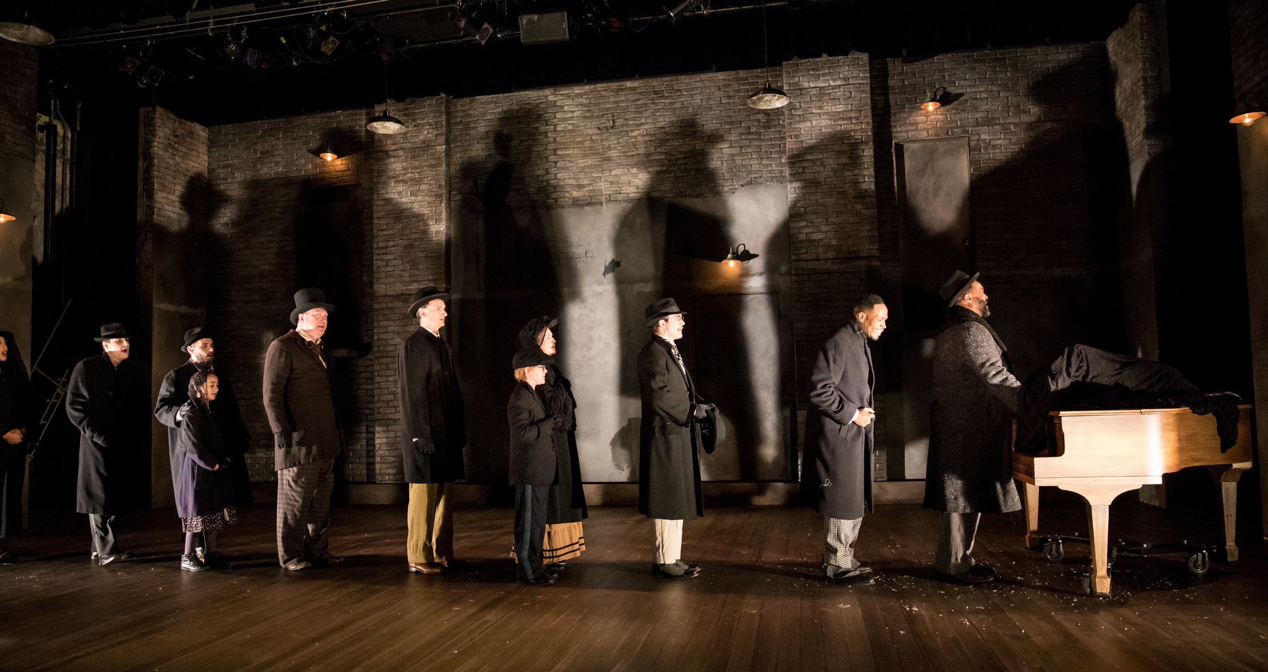The cast of RAGTIME Photo by Dan Norman