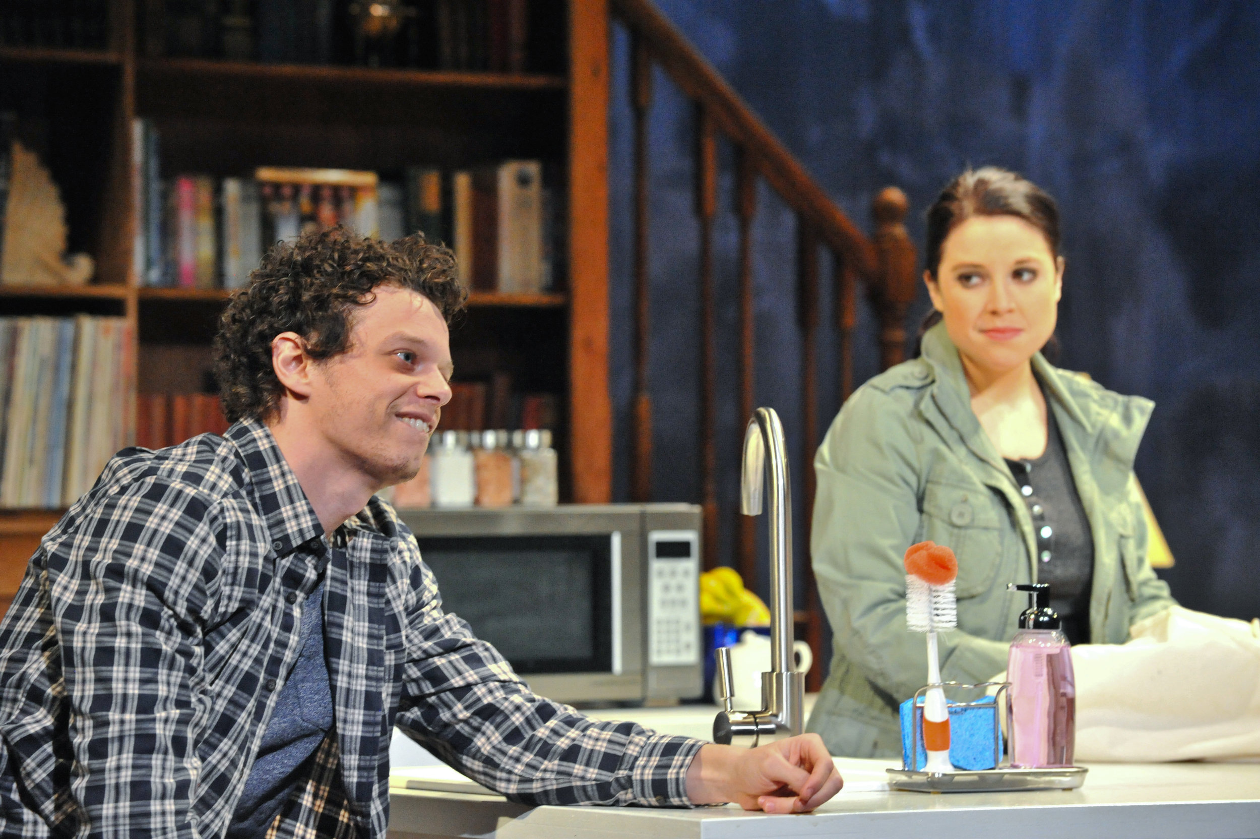 David Darrow as Craig and Adelin Phelps as Cassie, Photo by George Byron Griffiths
