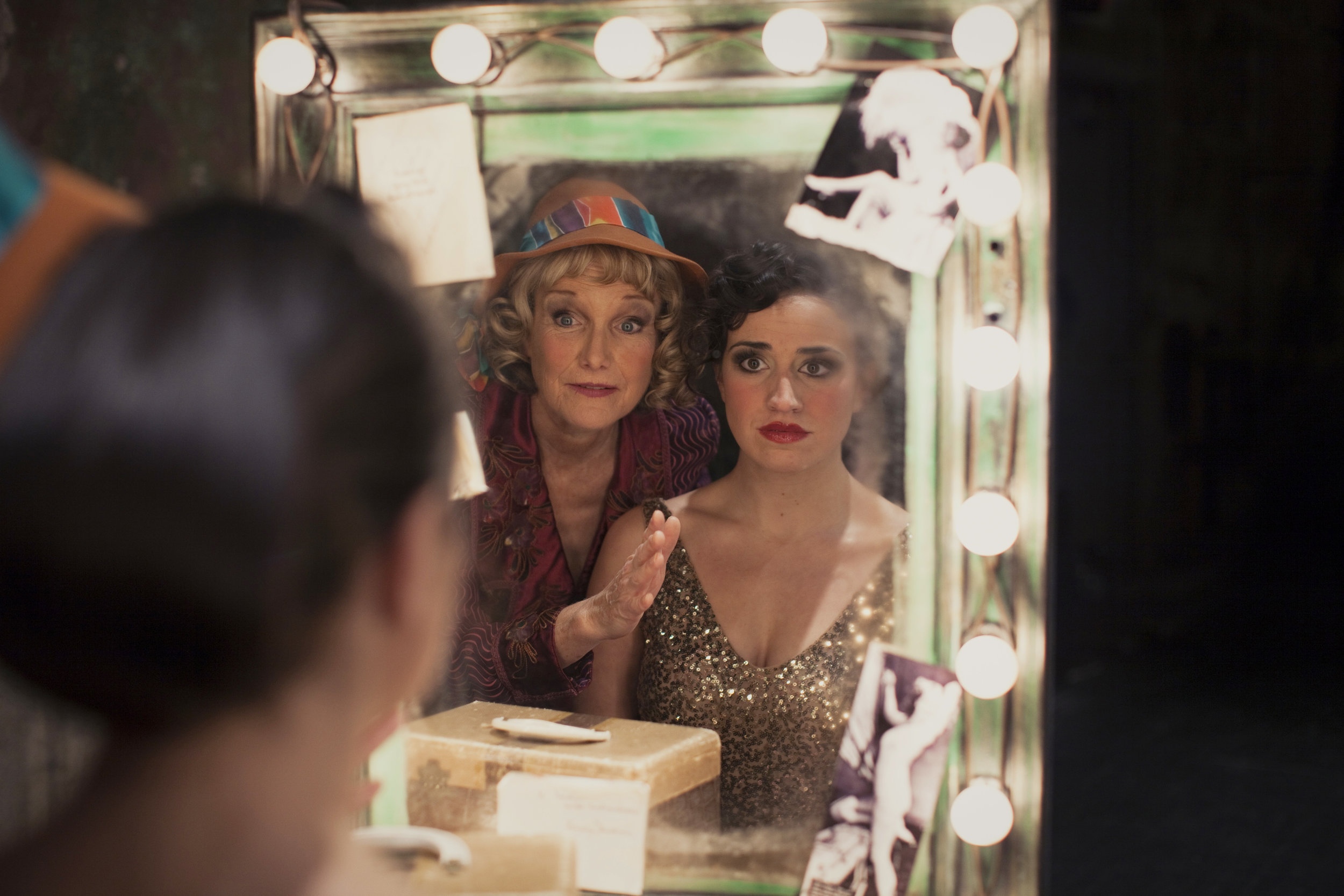 Michelle Barber as Mama Rose and Cat Brindisi as Gypsy Rose Lee, Photo by Joe Dickie