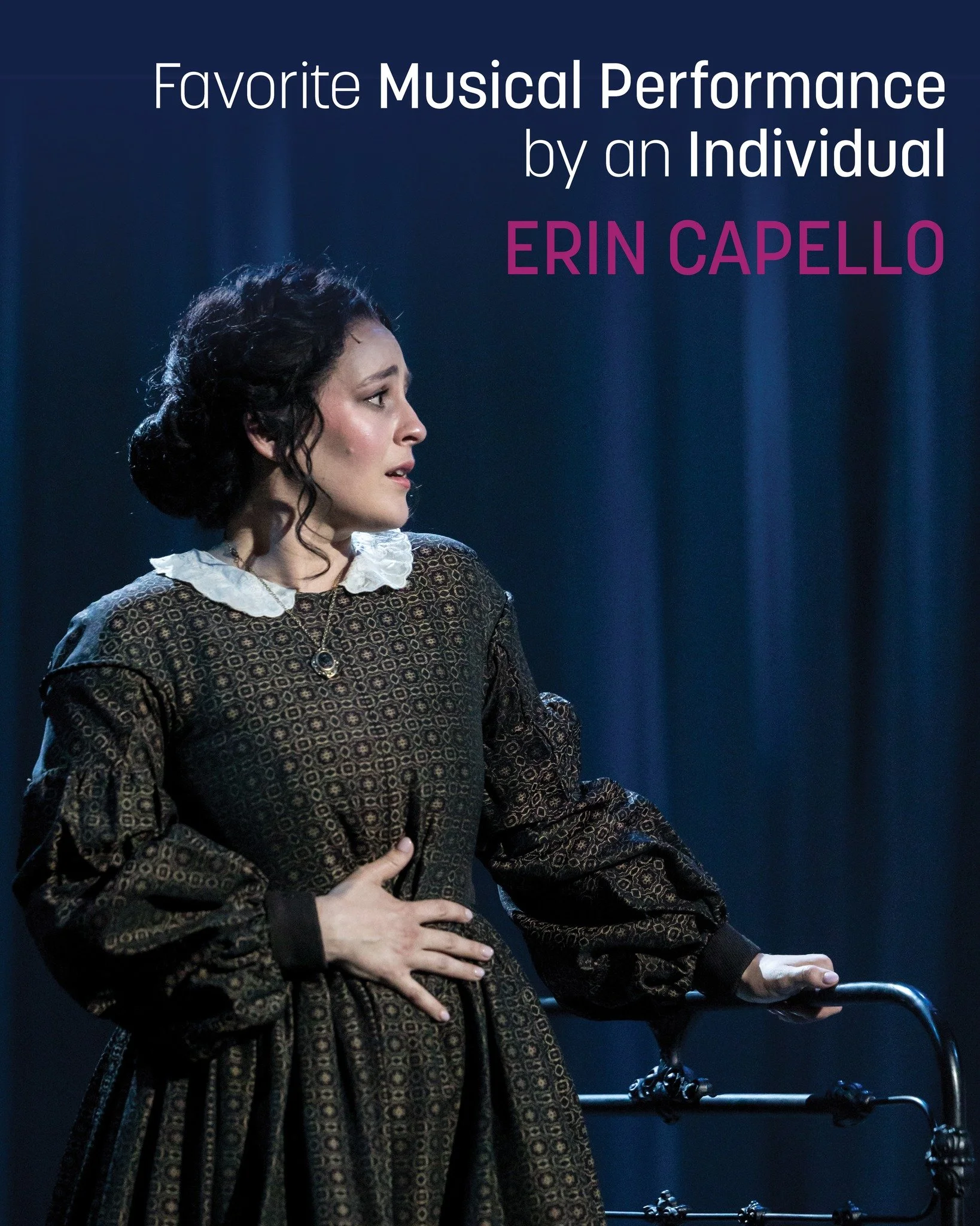 A huge thank you to @twincitiestheaterbloggers  for recognizing Erin Capello (Best Musical Performance by an Individual for PASSION and WAITRESS) and Justin Lucero (Favorite Director of a Musical for PASSION and MY FAIR LADY) in this year's Blogger A