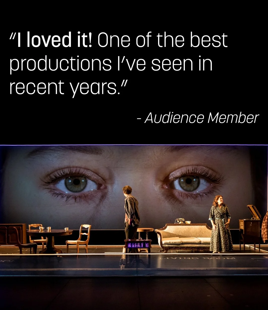 See what audiences are saying about THE GLASS MENAGERIE!

Reserve your tickets and join us for this riveting production now through Mar 8 at the Ritz Theater.

Tickets available through the link in bio.

📸 by Dan Norman