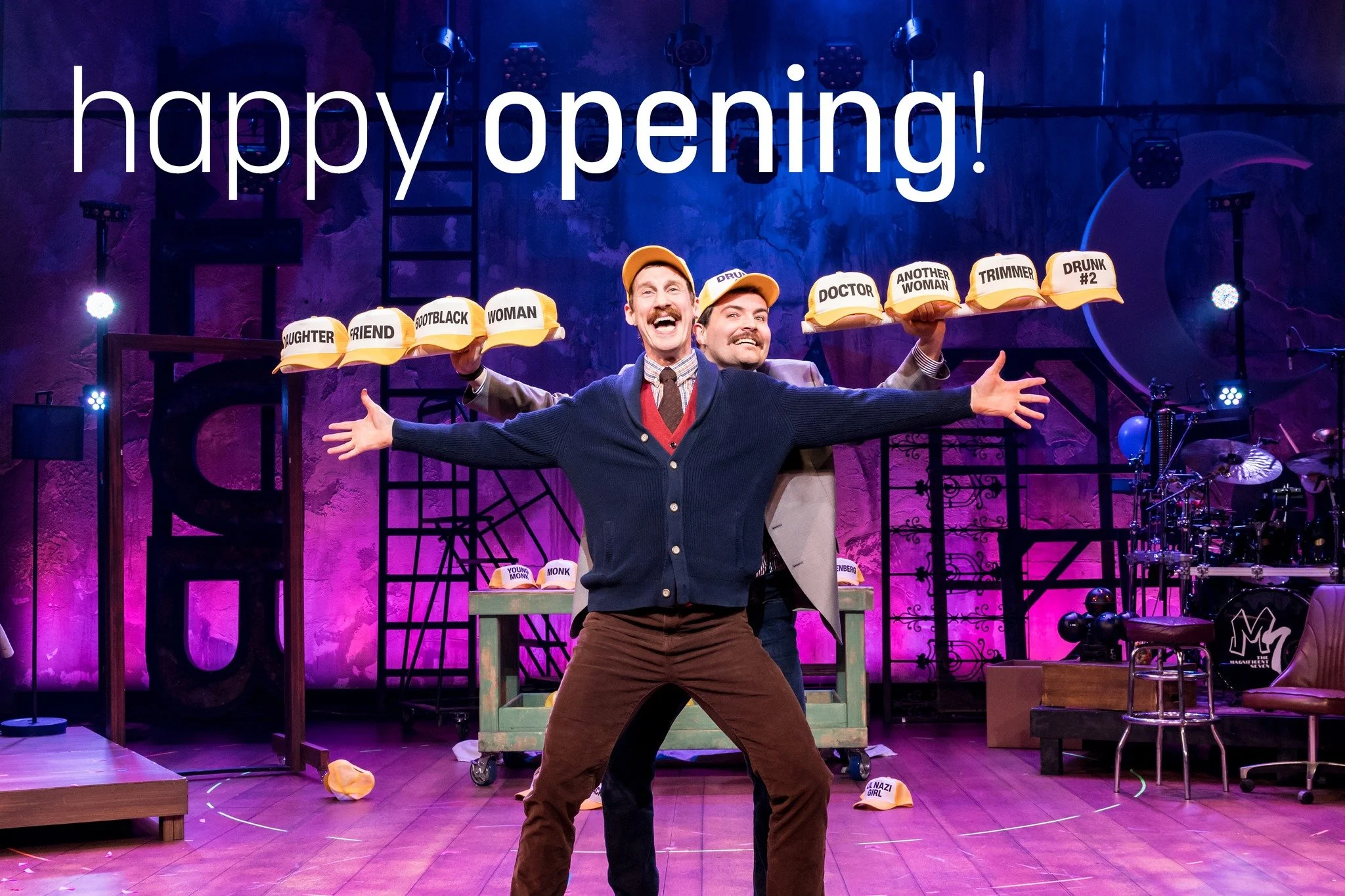 Congratulations and Happy Opening to the wonderful cast, crew, creative team and band of GUTENBERG! THE MUSICAL!

📸 by Dan Norman