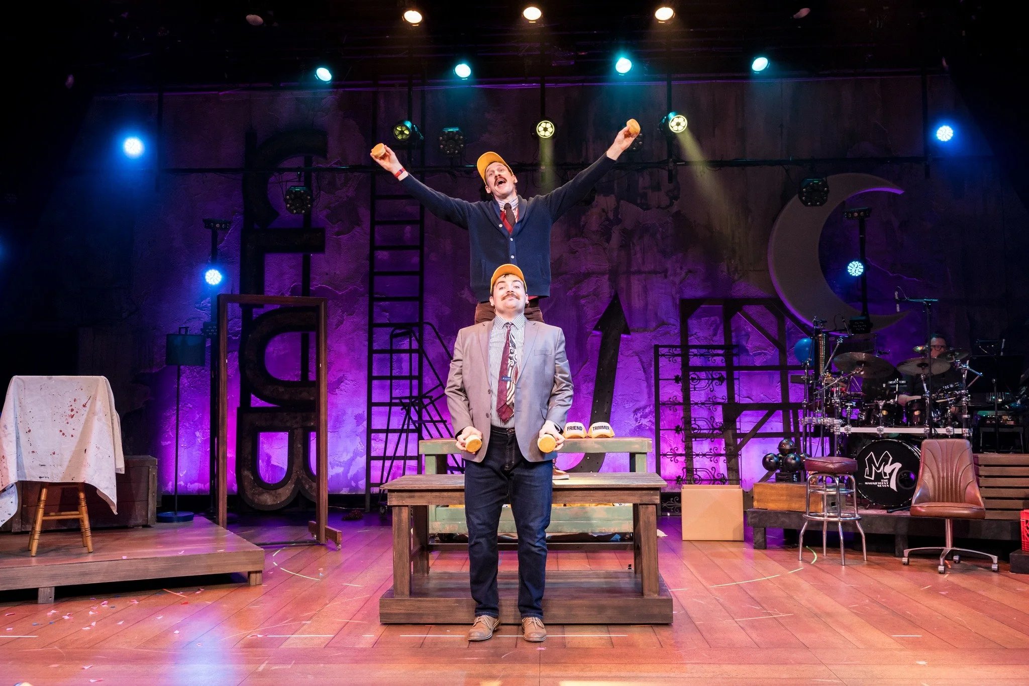Happy closing performances to the amazing cast, crew, band and creative team of GUTENBERG! THE MUSICAL! 

You have two more chances to join us today at 2:00 PM and 7:30 PM for this delightful musical comedy. We hope you'll come laugh with us! 

Ticke