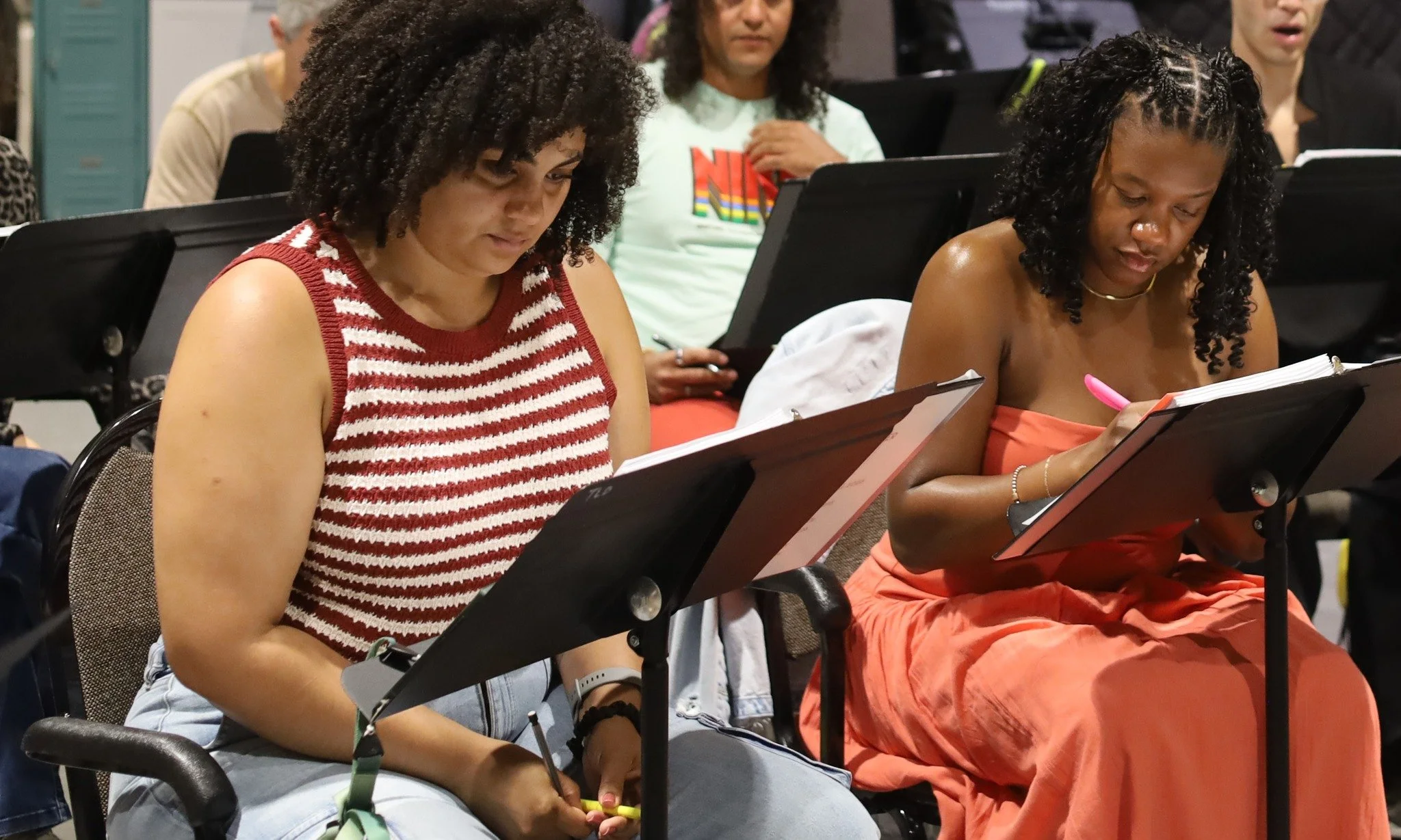 Rehearsals are underway for this year's first NEXT Festival presentation, BLACK GIRL IN PARIS! 

A musical within a folktale within a ritual, BLACK GIRL IN PARIS centers on Sally Hemings, who, by a twist of fate, suddenly finds herself in Paris, Fran