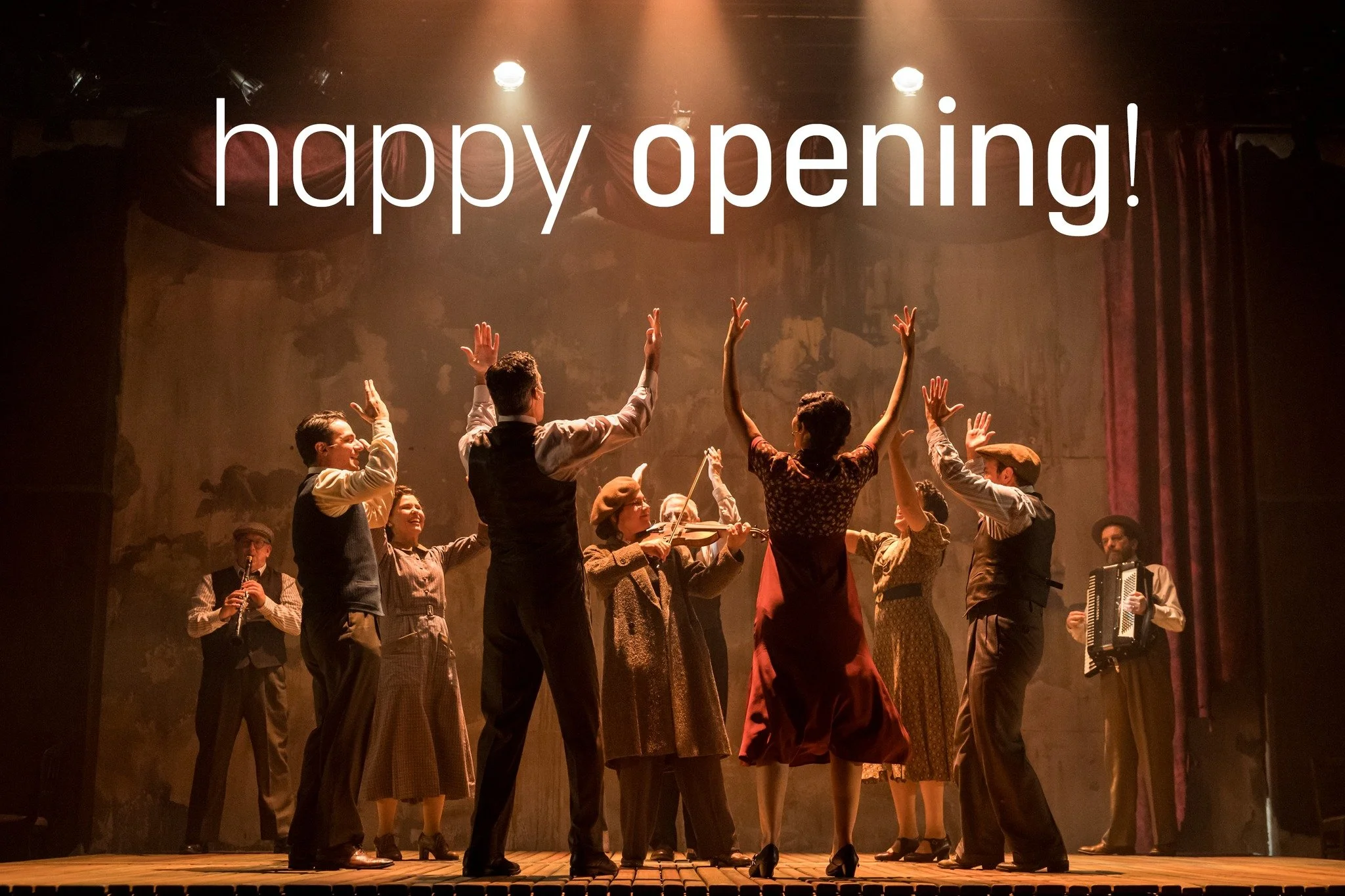 Congratulations and Happy Opening to the cast, crew and creative team of INDECENT! 

📸 by Dan Norman