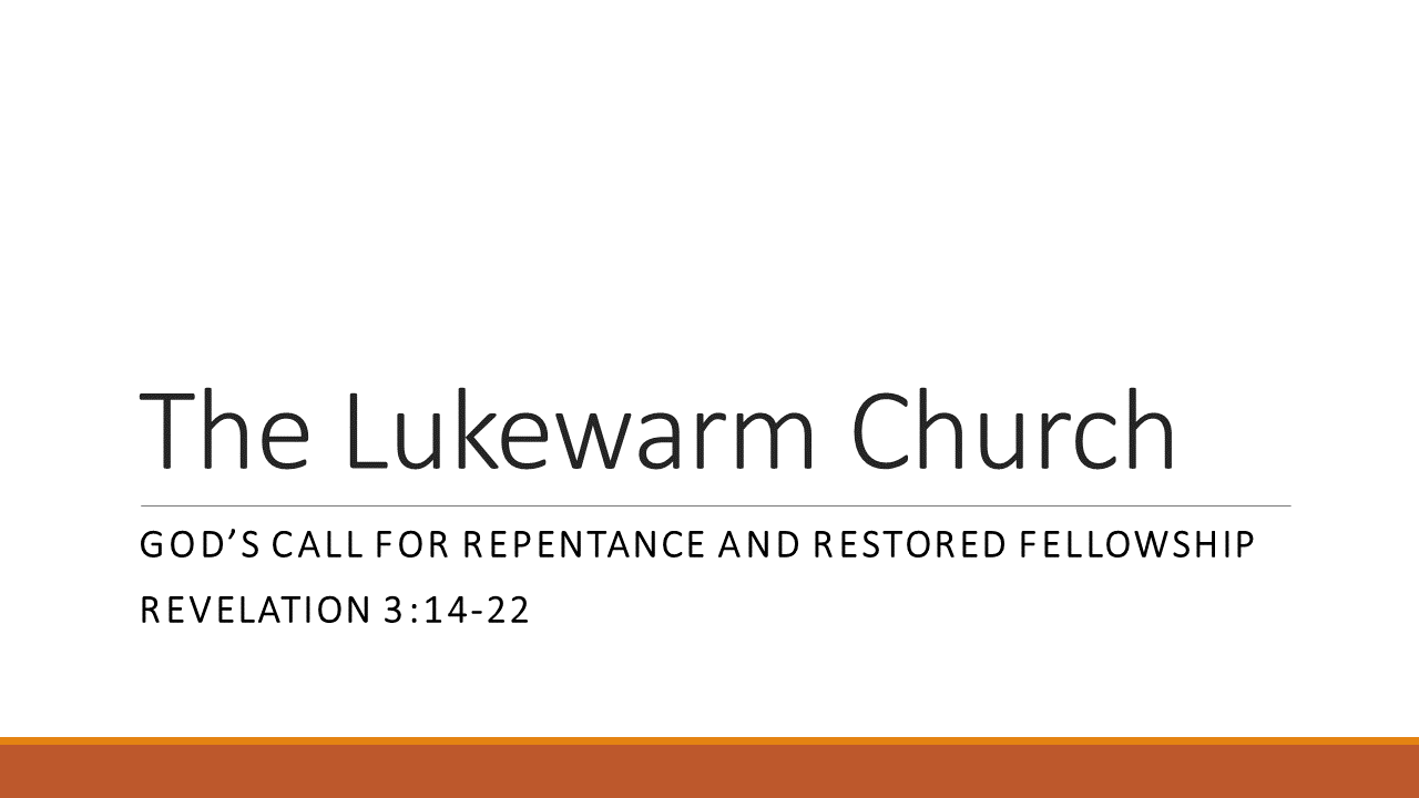 Lukewarm Church