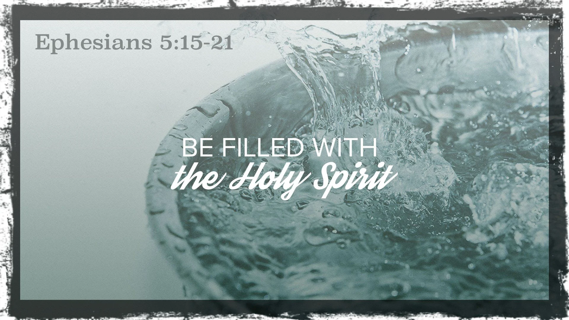 Hunger &amp; Thirst: The Spirit of God
