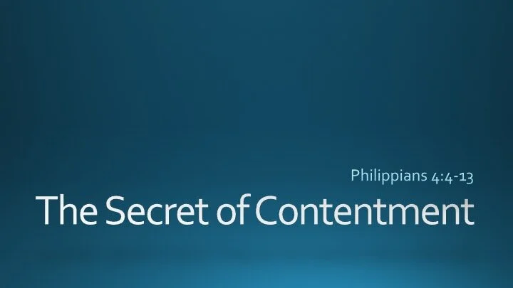 The Secret of Contentment.jpg