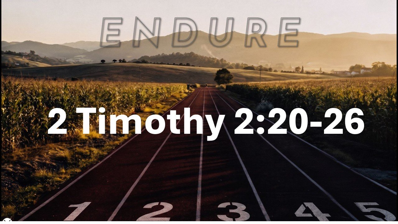 Endure: Prepared for Every Good Work. June 7, 2026.
