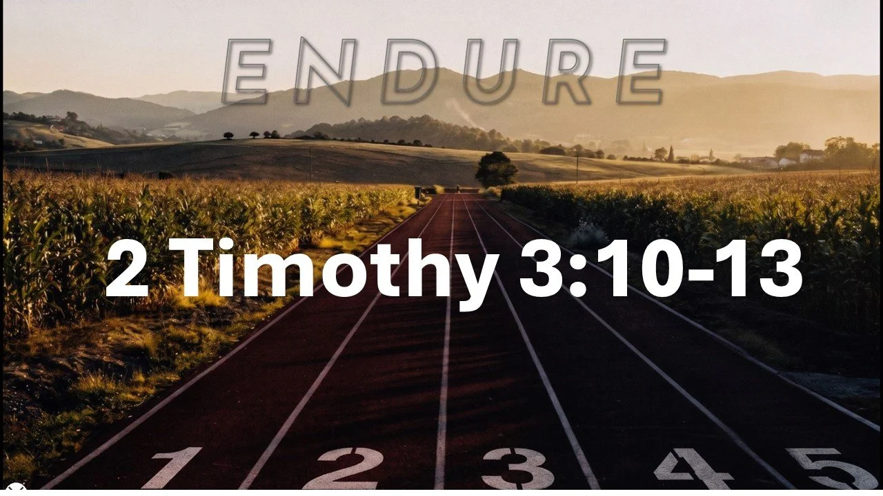 Endure: Realities of a Godly Life. June 21, 2026.