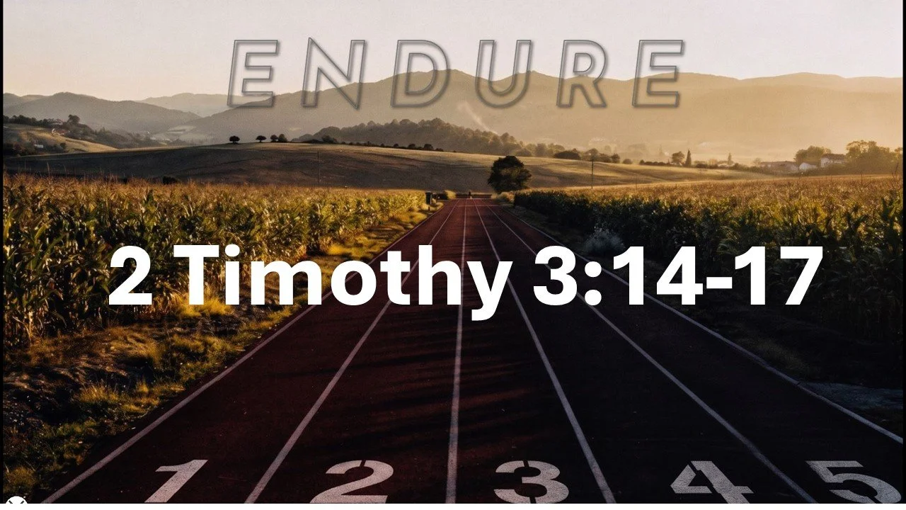 Endure: Continue in the Word. June 28, 2026.