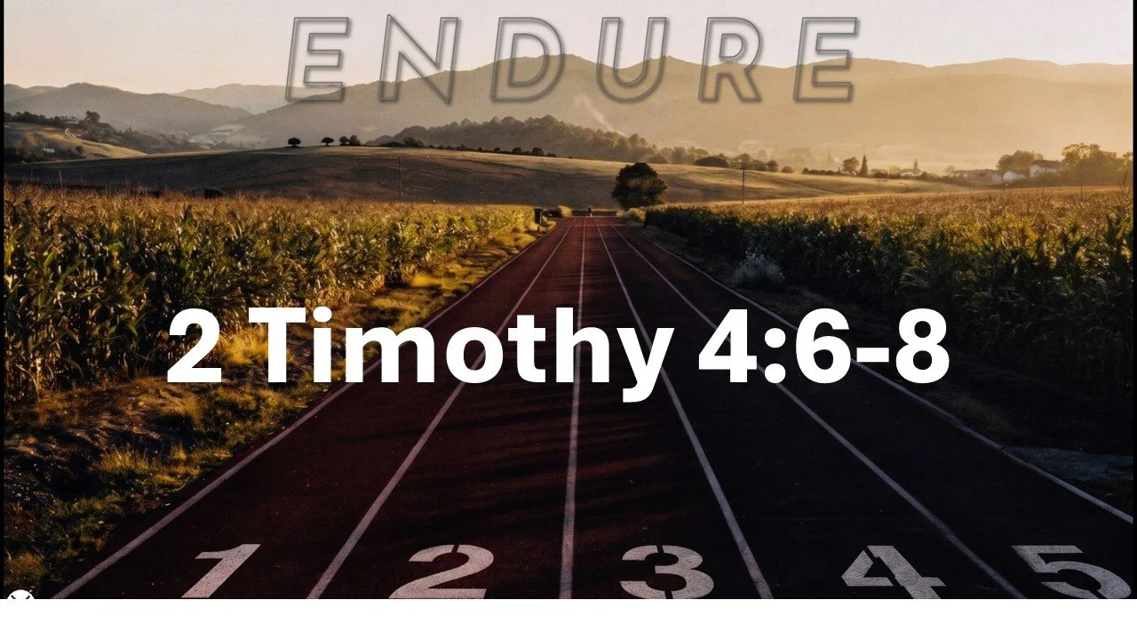Endure: Finishing Well. July 19, 2026.