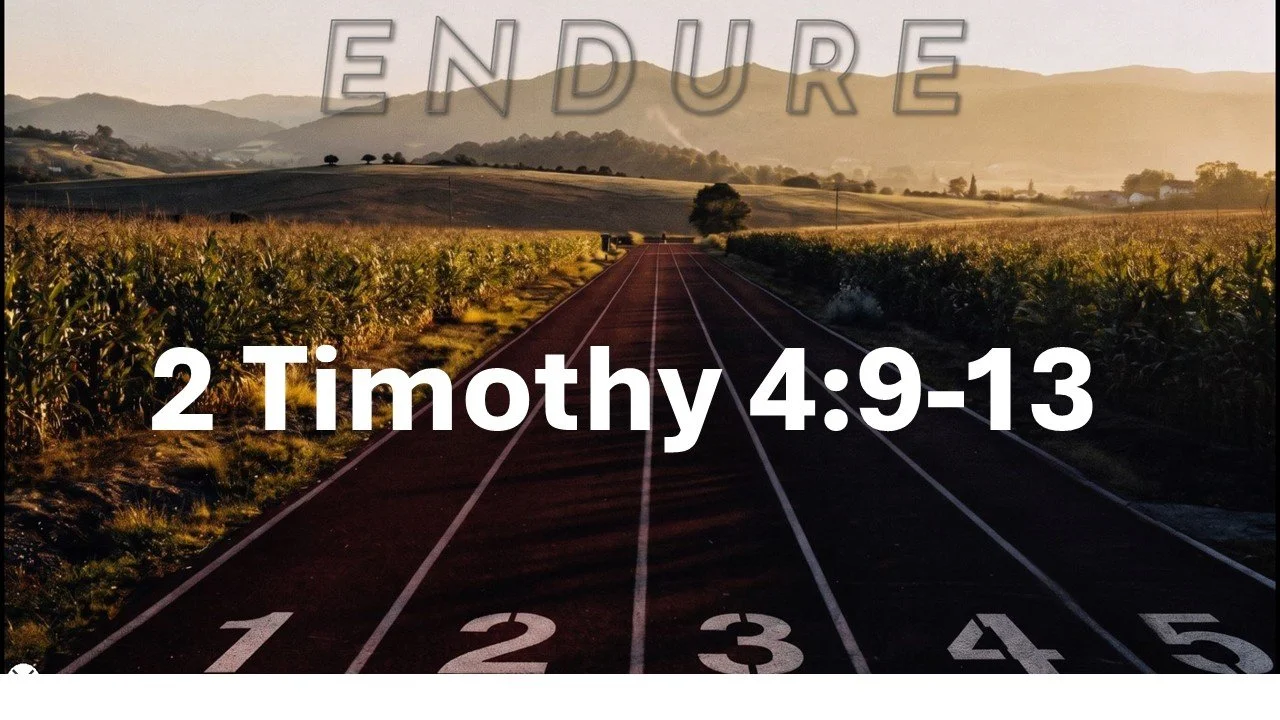 Endure: Commitment and Co-laboring for Christ. July 26, 2026.
