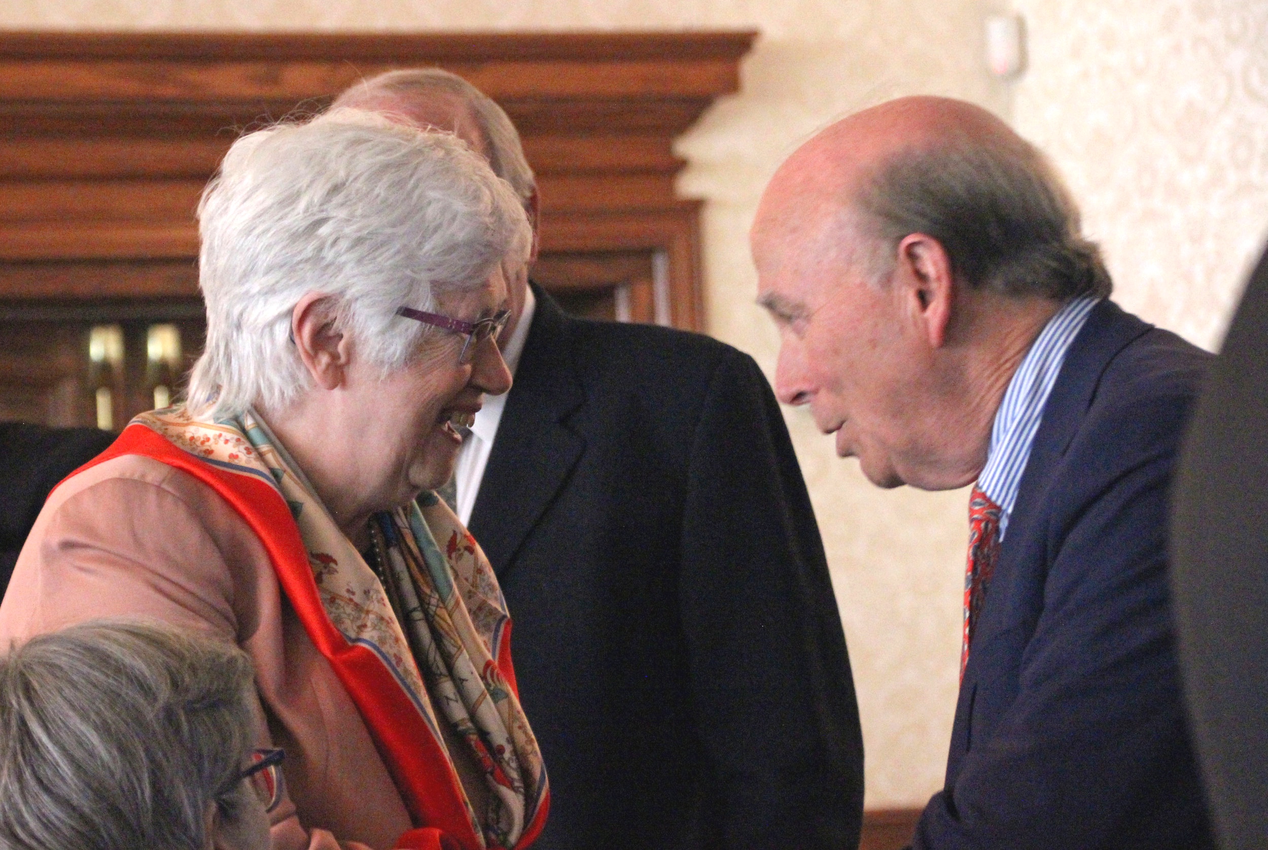 Dr. Helen Evans and Eugene A. Gargaro, Jr.