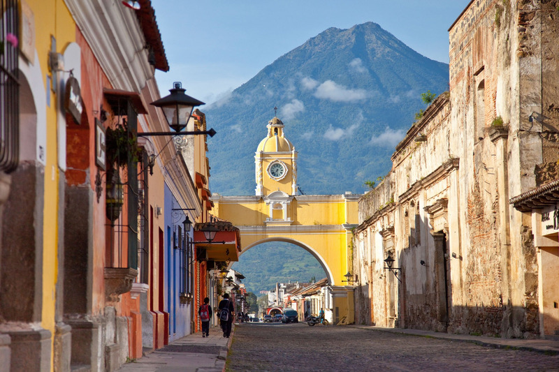 View from the center of Antigua