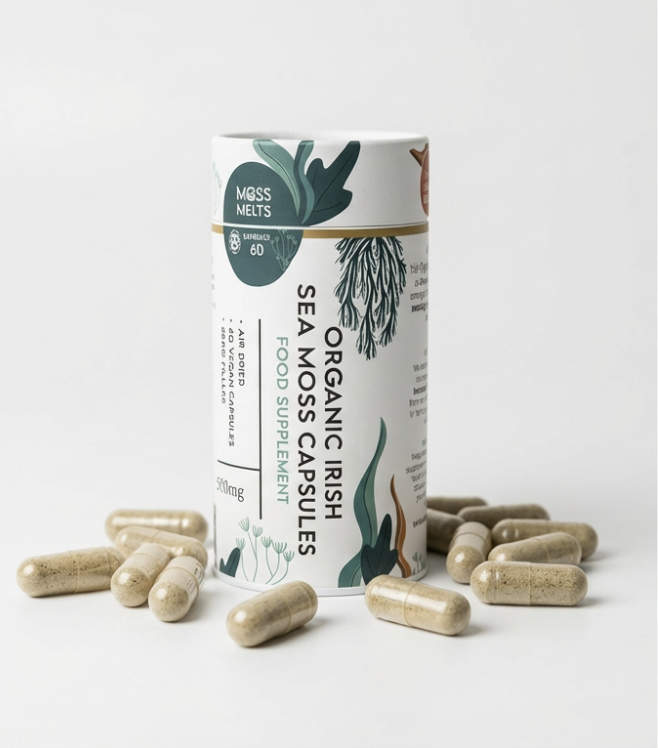 Moss Melts Irish Sea Moss Vegan Capsules **60