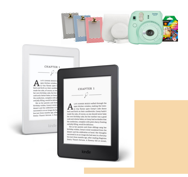 FujiFilm Instax Mini Bundle $75 (orig $110) Amazon Kindle Paperwhite eReader $90 (orig $120)