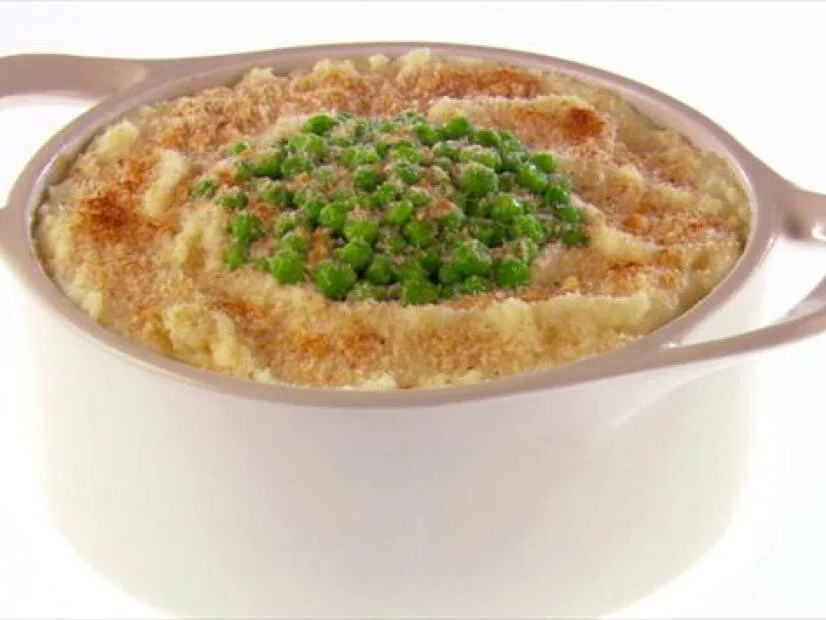 Parmesan Mashed Potatoes with Onions and Peas — Culinary Kids Academy