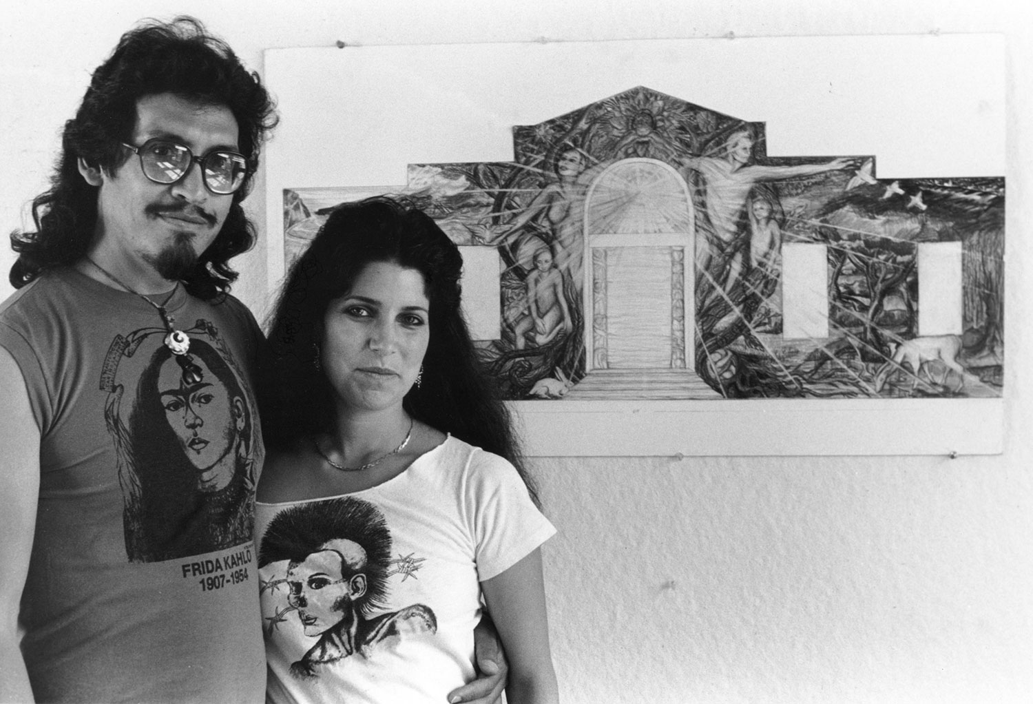  Juana Alicia and E. Montoya, “New World Tree” mural sketch 