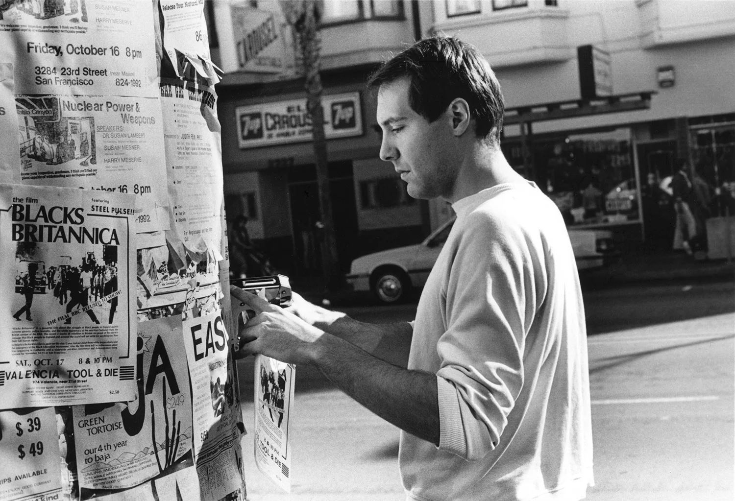Peter Belsito, Distributing posters, Valencia Tool & Die